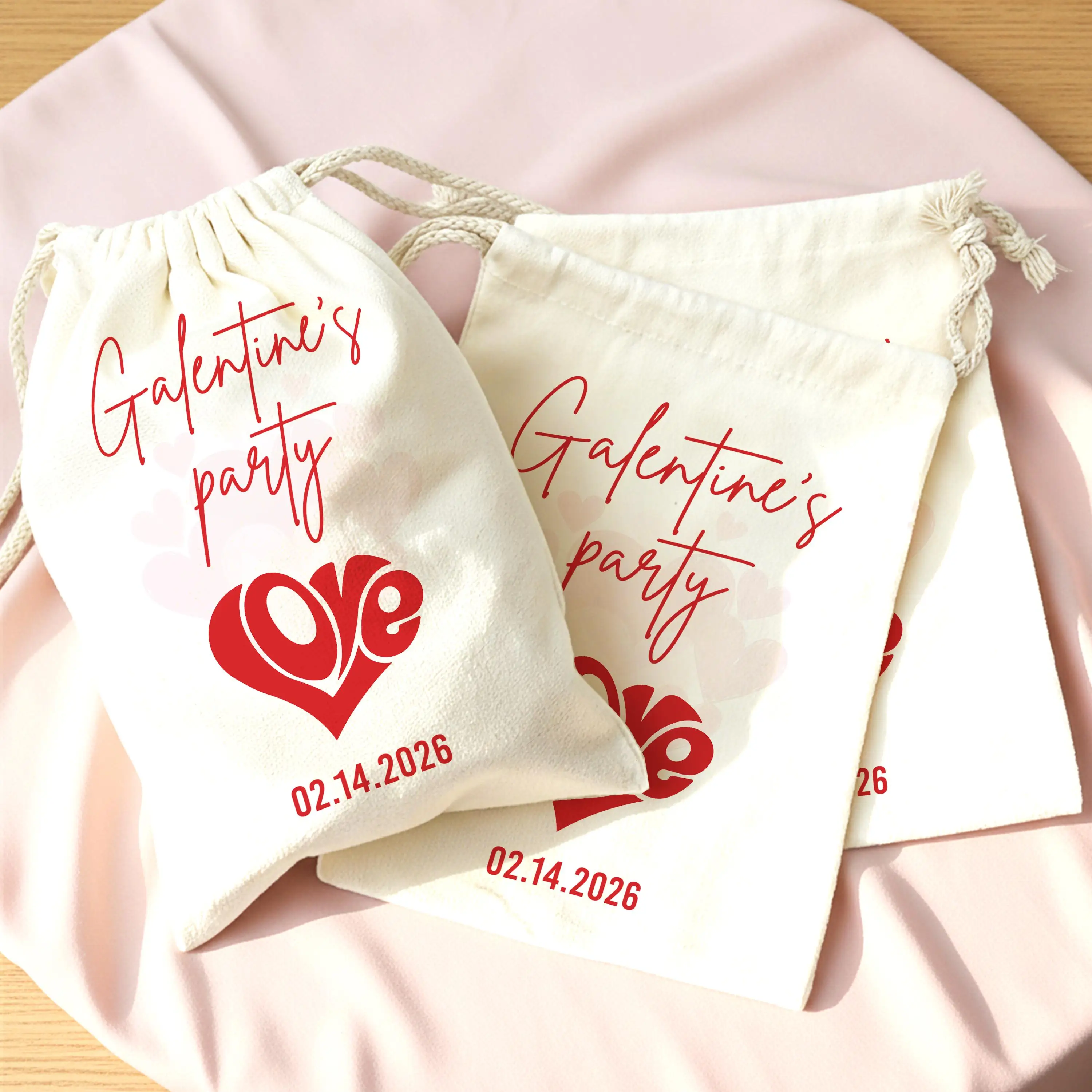 Personalized Galentine’s Day Favor Bags Anti-Valentine’s Hangover Party Bags Girls Night Out Goodie Bags, Adult Party Favors