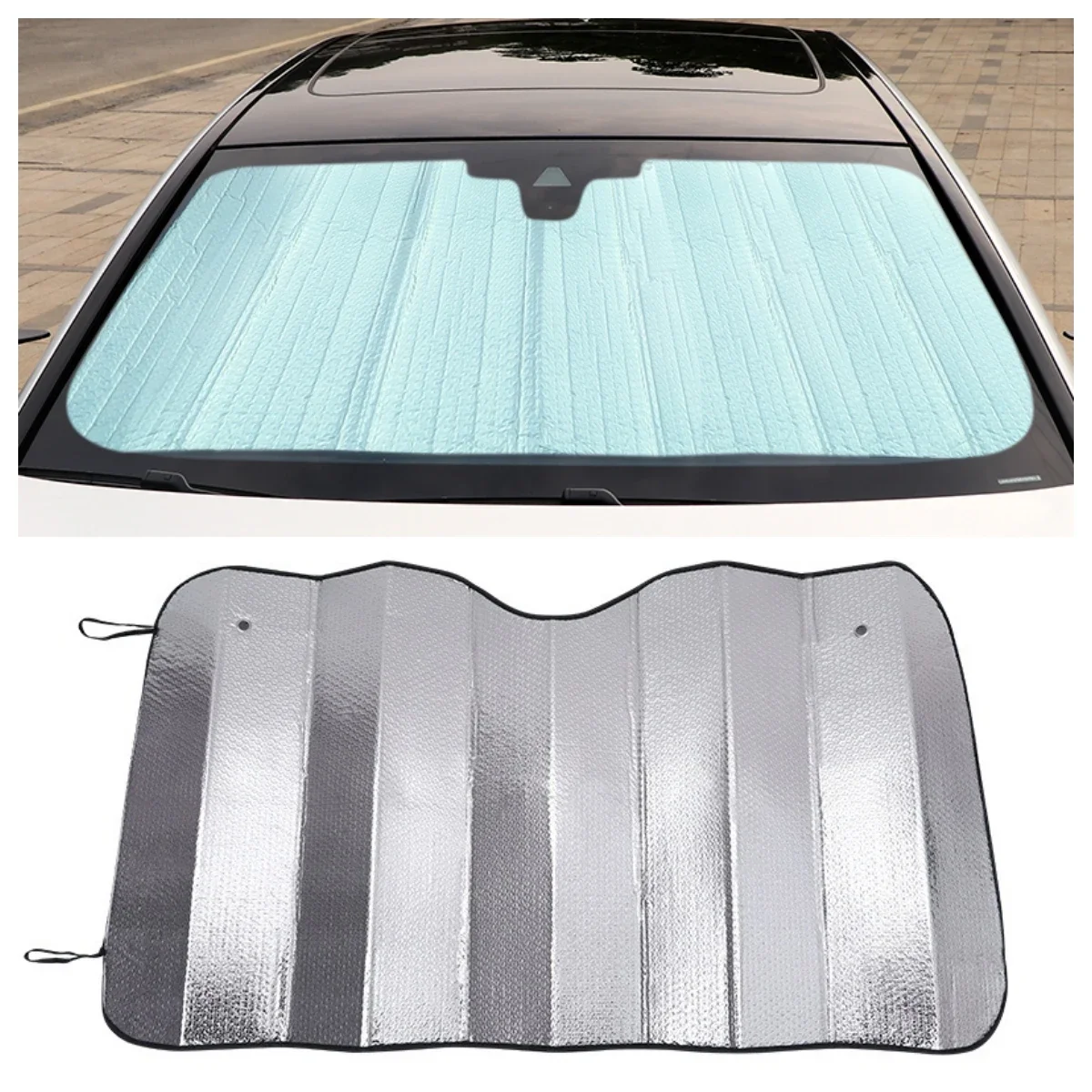 

Car Front and Rear Sun Visors Car Windshield Summer Sun Protection Heat Insulation Window Sunshade Car Interior Sun Visor