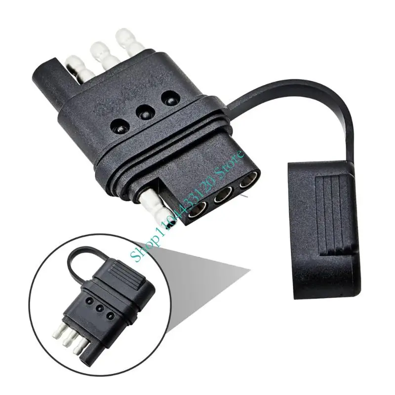 Waterproof 4 Pin Flat Trailer Light Tester Heavy Duty 4 Circuit Tester for Accurate Fault Finding In All Conditions