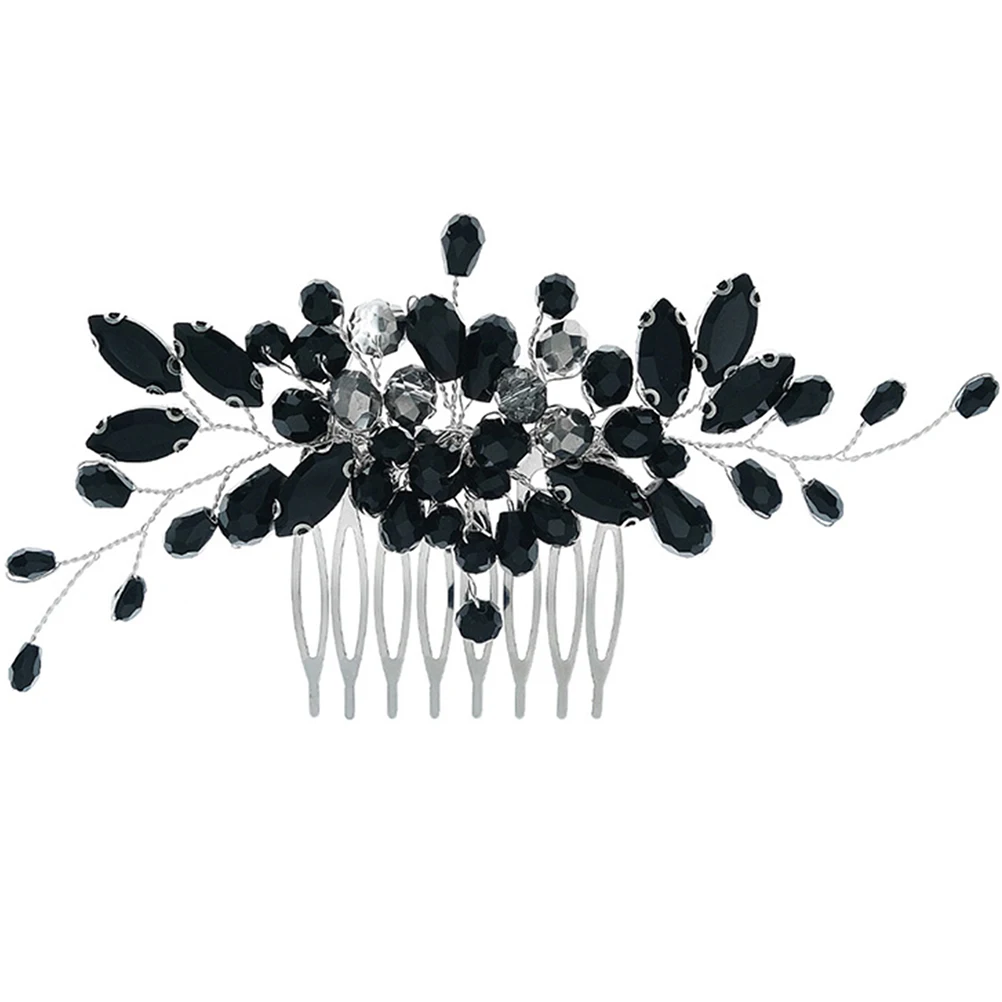 

Dark Crystal Hair Comb Bridal Accessories Wedding Haircomb Bridesmaid Prom Gifts Birthday Holiday Anniversary Premium Materials
