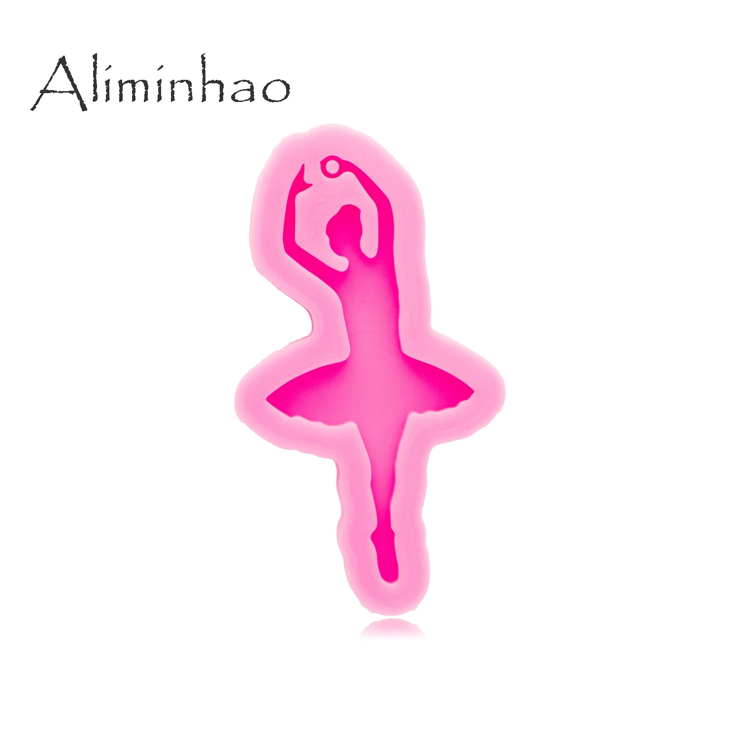 DY0937 Bright Dancing girl Earrings Silicone Keychain Mold, Ballet dancer Resin Molds for Jewelry, Epoxy Molds Resin Craft