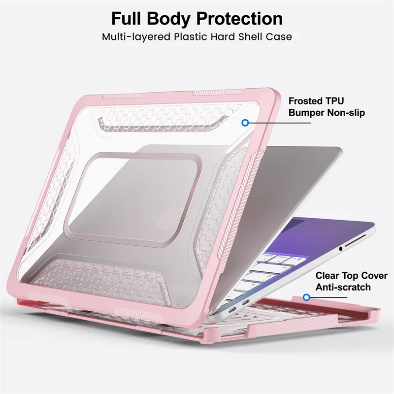 Laptop Case For Mac Book Pro 14 M5pro M5max M5 M4 M3 M1 Max M1 Pro 2021 2023 2024 2025 2026 Kickstand Cases Shockproof Cover