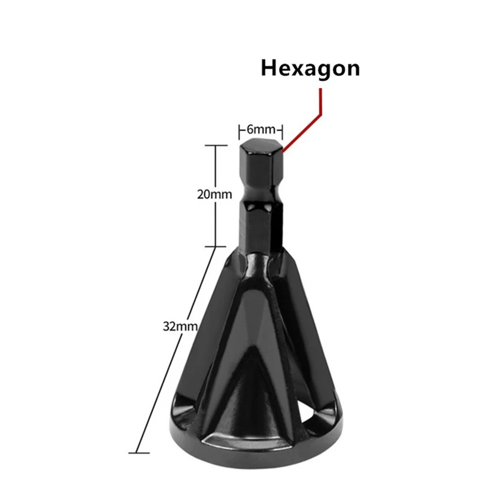 Hex Shank Deburring External Chamfer Tool Remover Burr For Metal Drilling Tool Electric Drill Deburring External Chamfer Tool