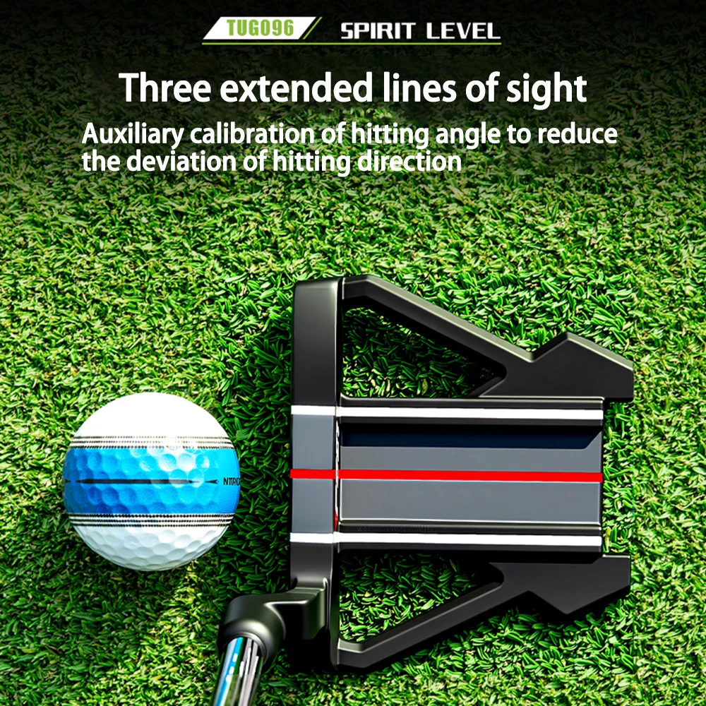 PGM Golf-Putter für Herren und Damen, Anti-Twist-Mallet-Design, Putter mit dreifachem Zielfeld zur besseren Ausrichtung, für präzise Schläge, für Rechtshänder. – Detail 9