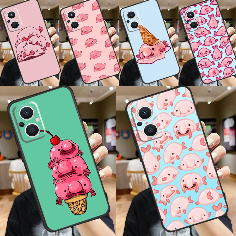 Blobfish Case For OPPO Reno 11 10 Pro 11F 8T 4Z 5Z 5 6 8 7 Lite OPPO Find X5 X6 Pro X2 X3 Lite Cover