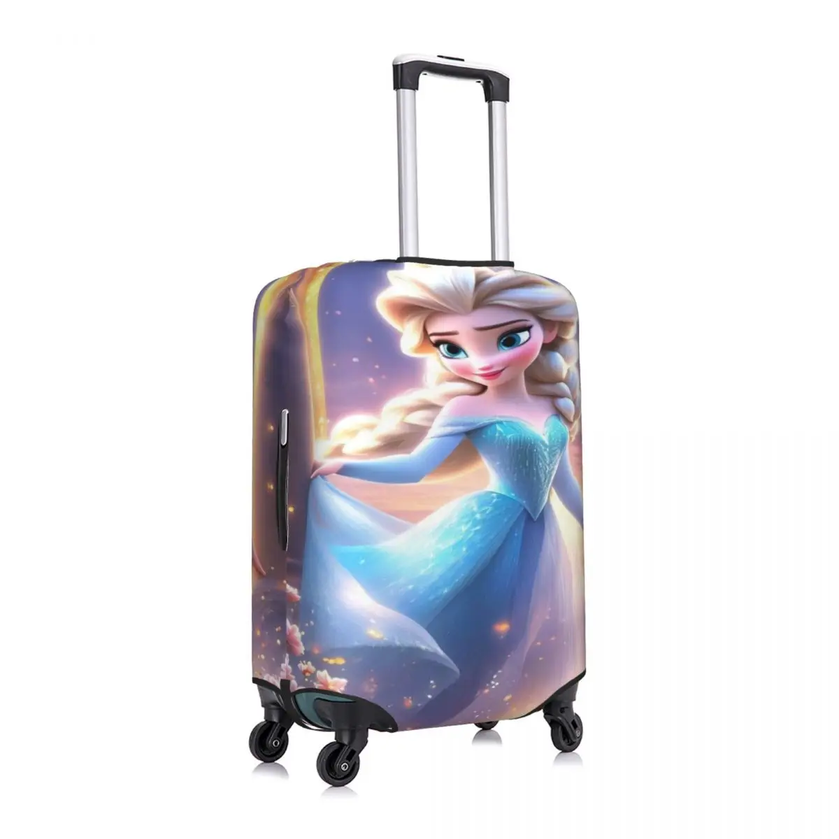 Capa protetora de bagagem lavável personalizada Frozen Cartoon Elsa para 18-32 polegadas