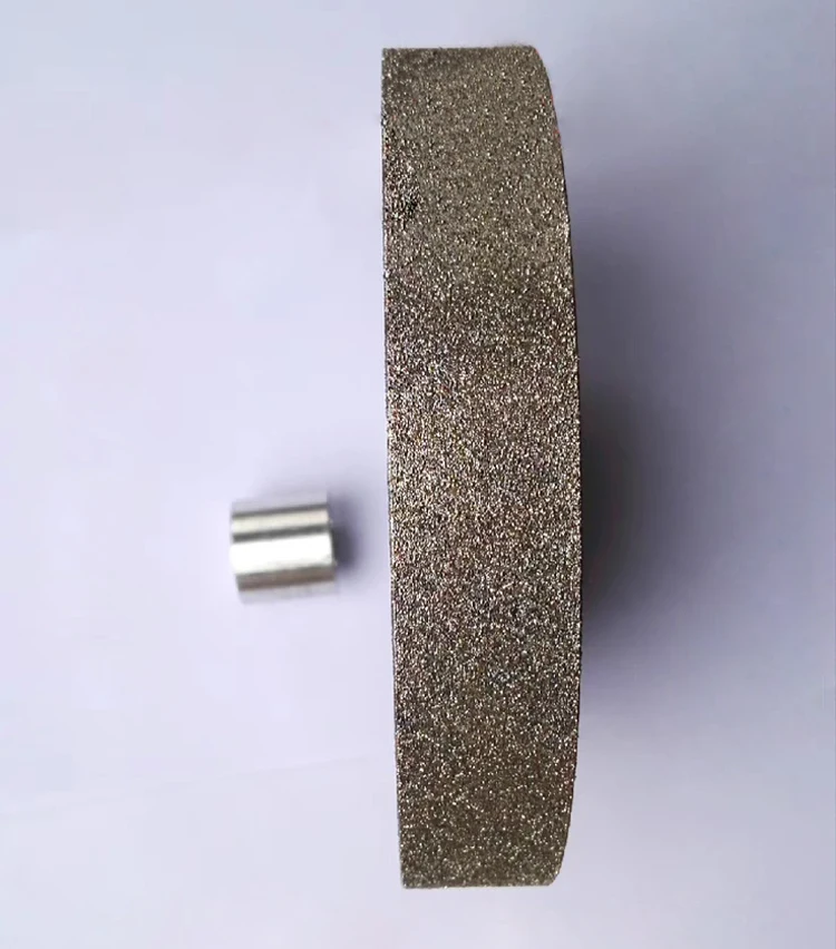 

Шлифовальный круг для снятия заусенцев из алмазного сплава, гальванический пластик, параллельный круг с отверстиями 150 мм x 25x12,7 для точной отделки