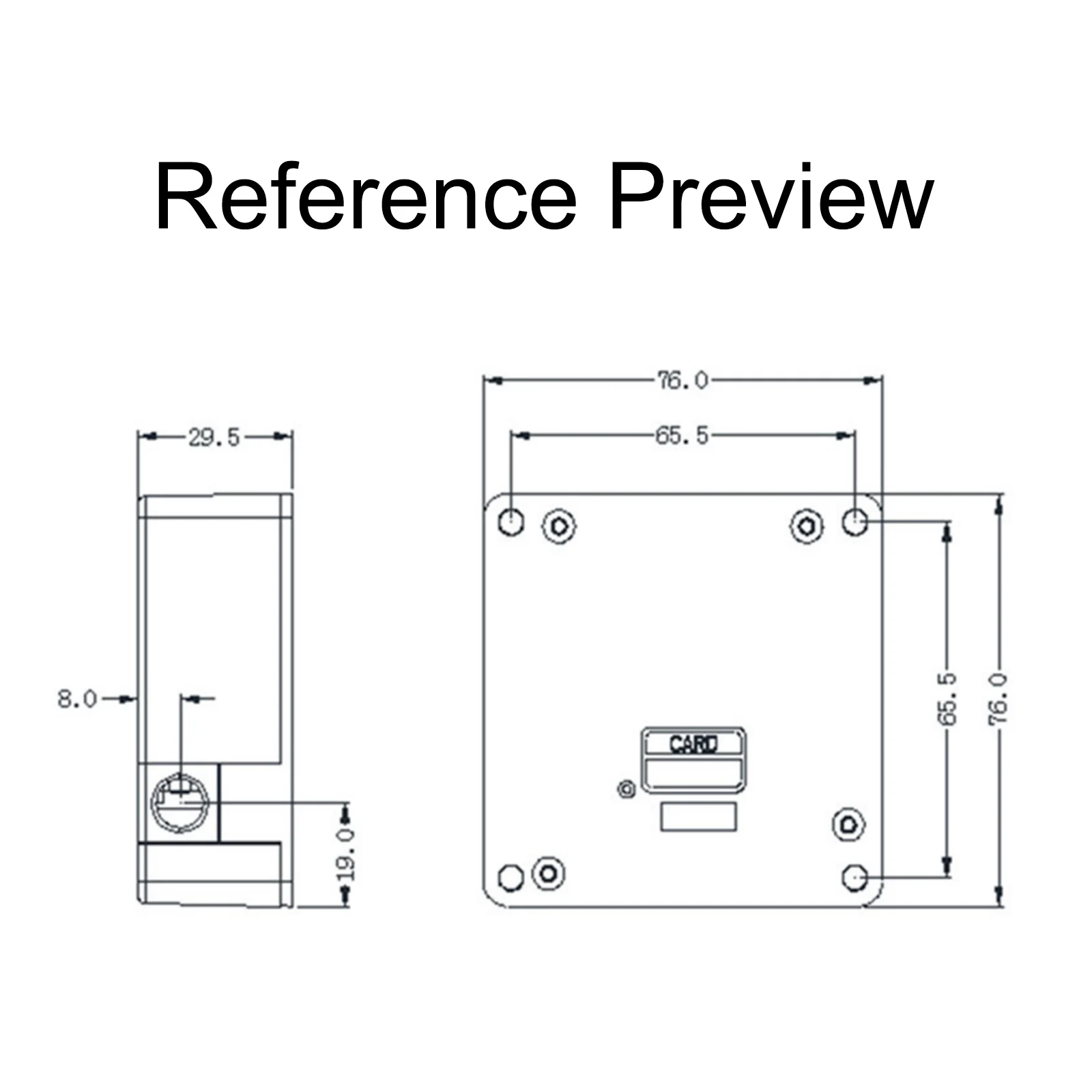 Invisible Electronic Lock for Cabinet and Furniture Drawer Keyless Smart Wood Door Lock with IC Card NFC Unlocking