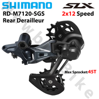 SHIMANO SLX RD-M7120-SGS- Rear Derailleur - SHIMANO SHADOW RD+ - 2x12-speed Support 45T Freewheel