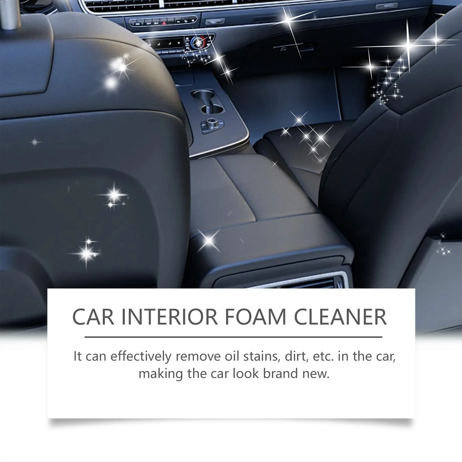 Multifunctional Car Foam Cleaner Convenient to Use with Powerful Cleaning Action Suitable for All Auto Surfaces