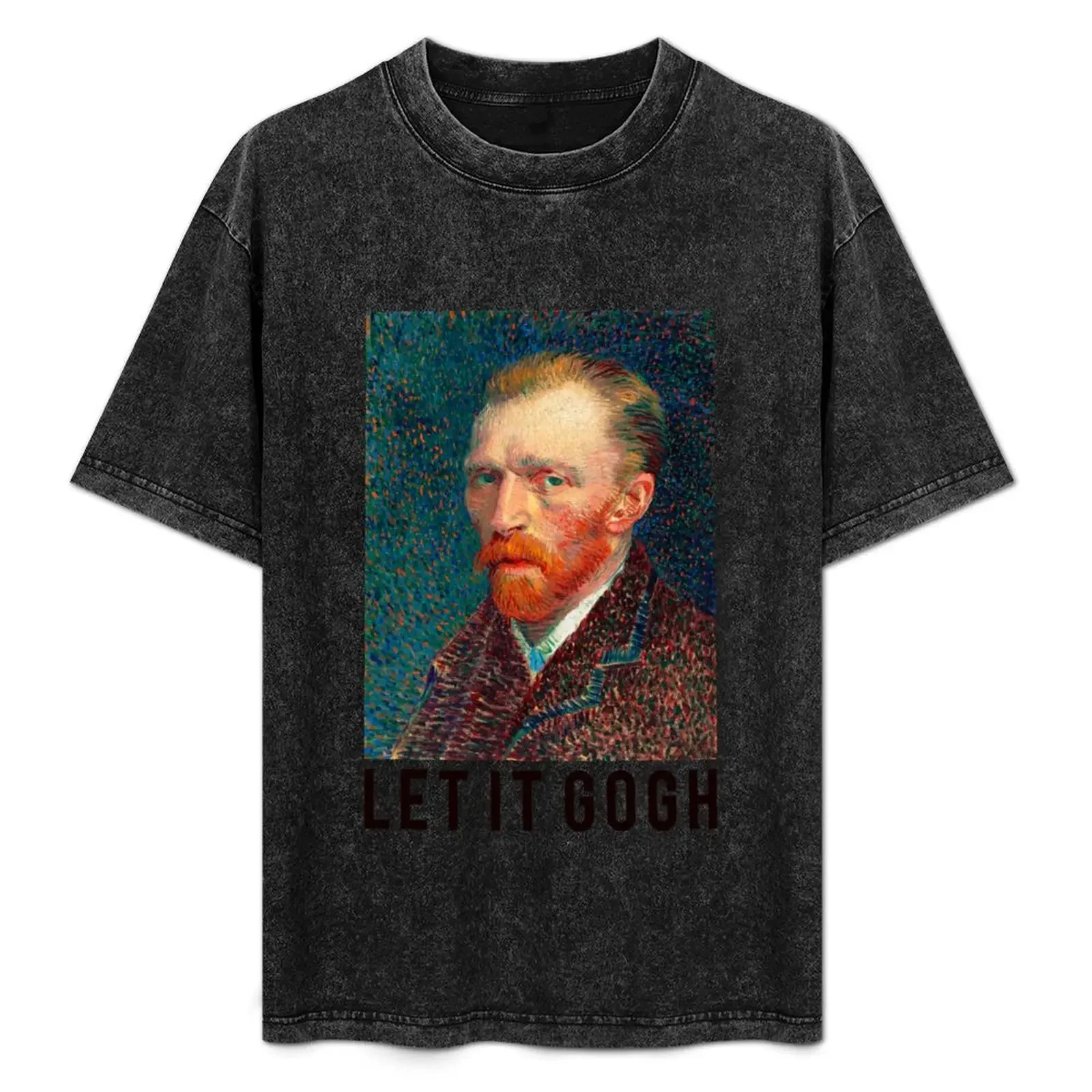 

Let it Gogh | Fun With Art T-Shirt cotton t shirts high quality t shirt man cotton T-Shirt