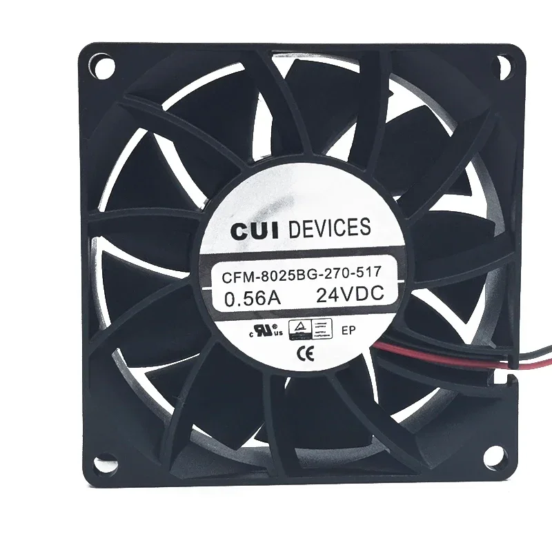 P 80*80*25MM CUIINC CFM-8025BG-270-517 24V 0.2A chassis variable frequency cooling fan 8CM cm