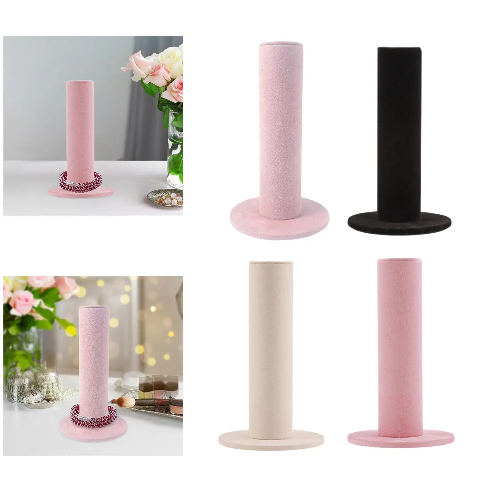 Jewelry Display Holder Hairbands Organizer Handcraft Bangle Desktop Showcase Jewelry Bracelet Watch Holder