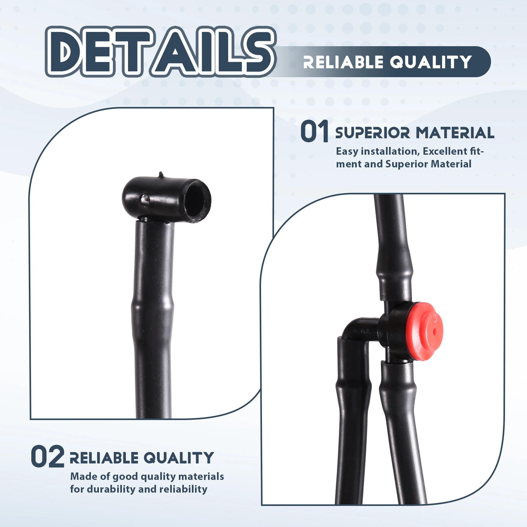 AASS-For MINI R55 R56 R57 R58 R59 ONE COOPER S JCW ALL4 Compatible 61667220827 Windshield Washer Hose Cleaning