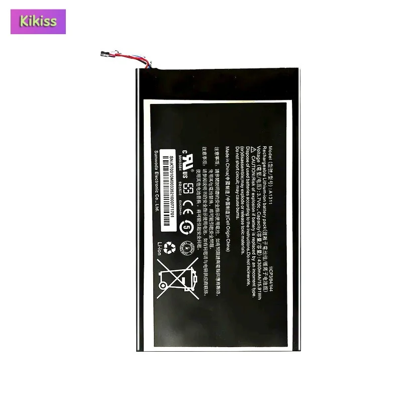 Replacement Tablet Battery For Acer Iconia Tab A1-830 A1311 A1 830 A1311 4300mAh