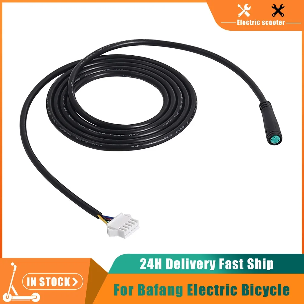 5 Pin SM Connectors Wire LED Display Waterproof Connector Cable for Bafang Electric Bicycle Instrument Extension Cable Adapter