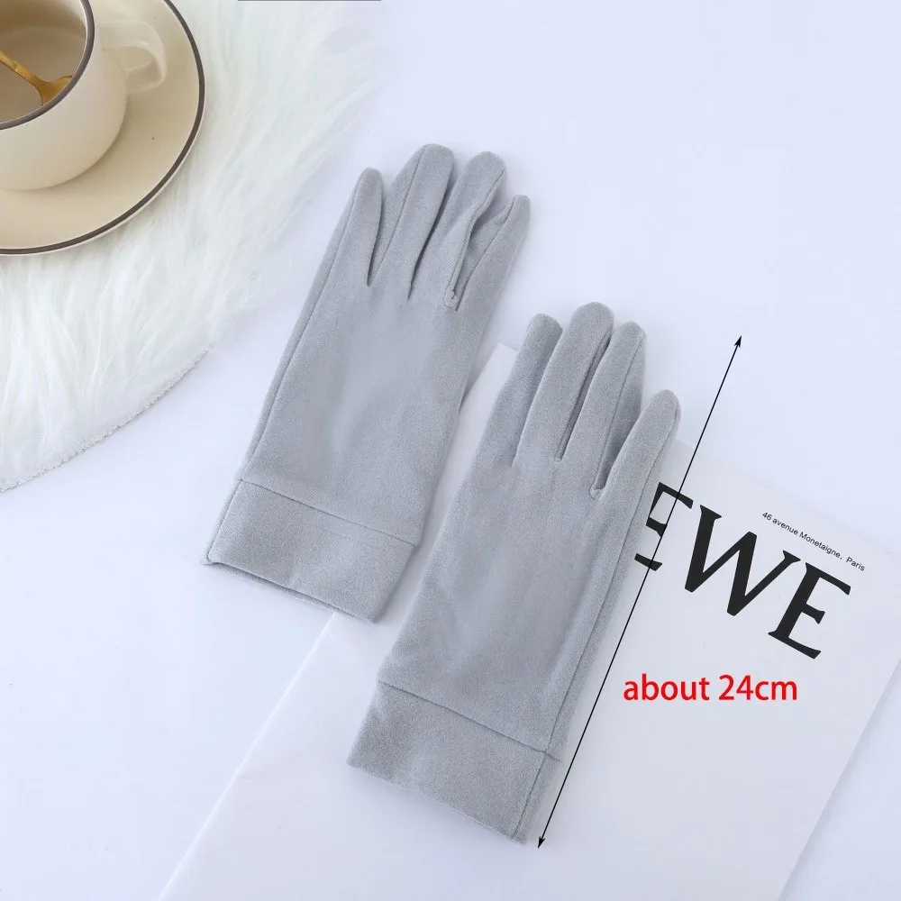 New Warm Winter Gloves Windproof Coldproof Driving Mittens Full Finger Dralon Full Finger Gloves for Outdoor Cycling Skiing