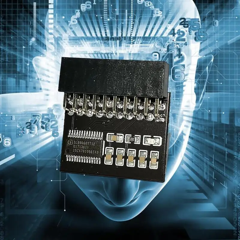 New Tpm 1.2 Encryption Security Module Board Remote Control TPM1.2 LPC 20 Pin Motherboards Card For ASUS MSI ASROCK GIGABYTE