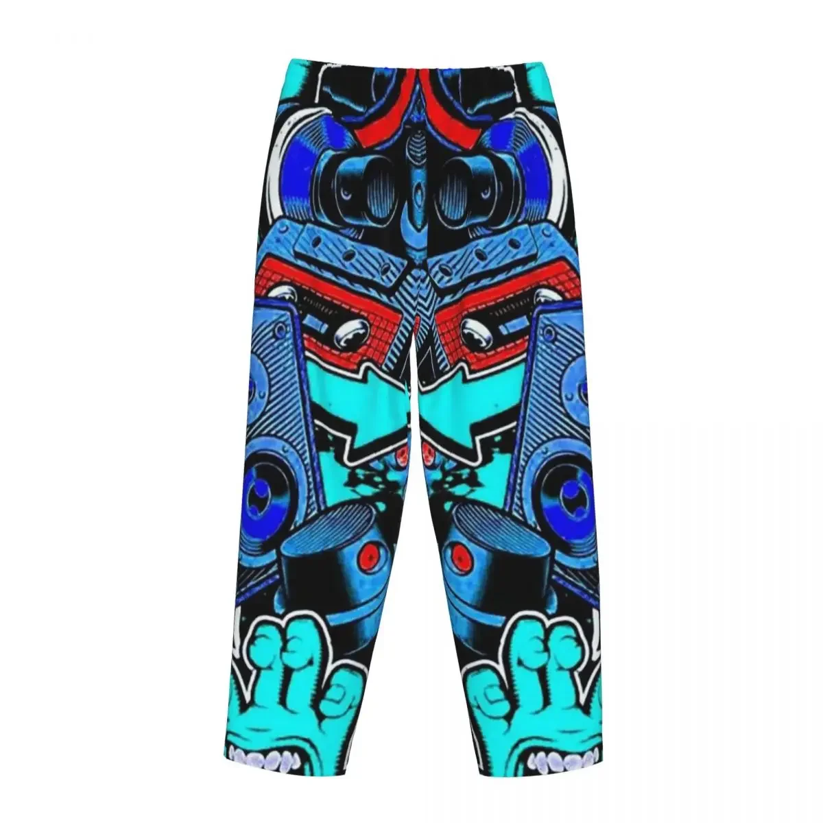 Custom Urban Pattern Hip Hop Graffiti Street Art Women Pajama Pants Lounge Sleep Sleepwear Bottoms with Pockets