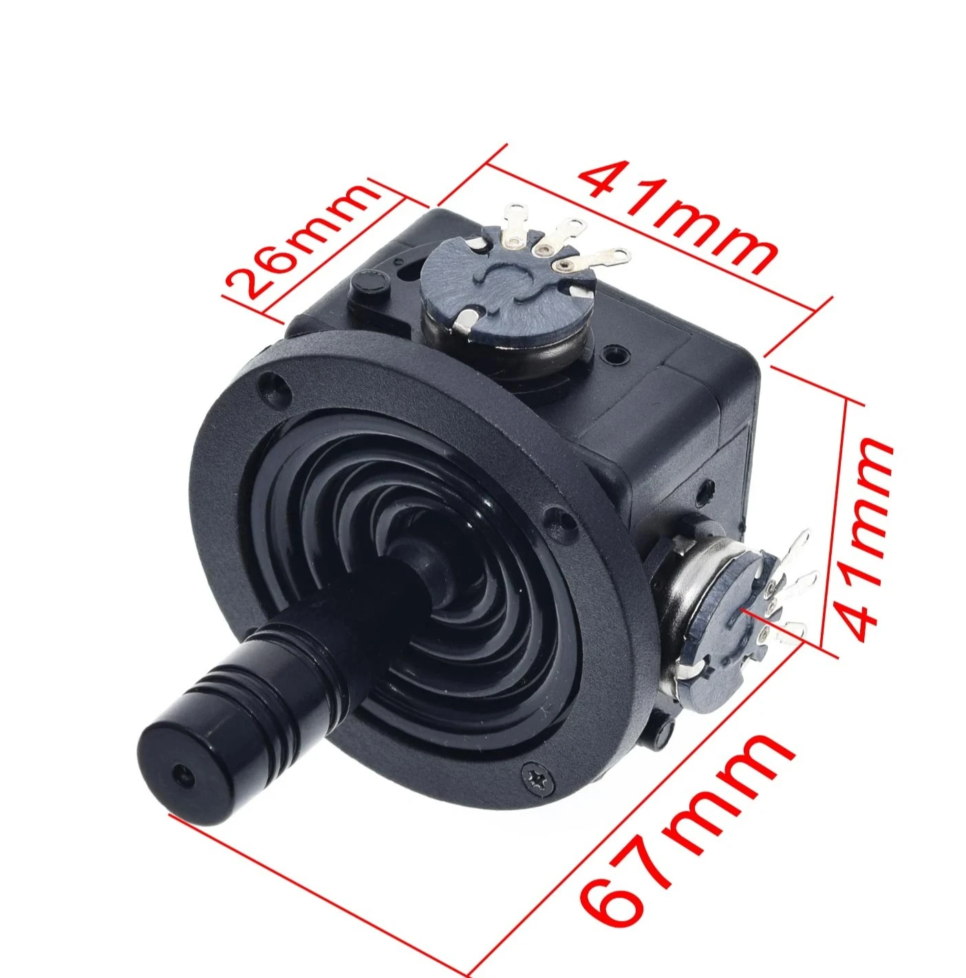 JH-D202X-R2/R4 5K электрический джойстик потенциометр 2-осевой 2D дисплей клавиатура сферический джойстик контроллер инструмента