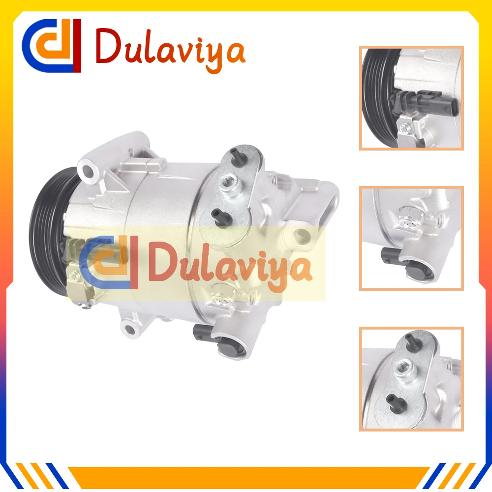 

Компрессор кондиционера и муфта для Chevrolet Equinox GMC Terrain 2018-2021 1.5L L4 23106025 23291879 23398670 84635623 84666664 CO11483C