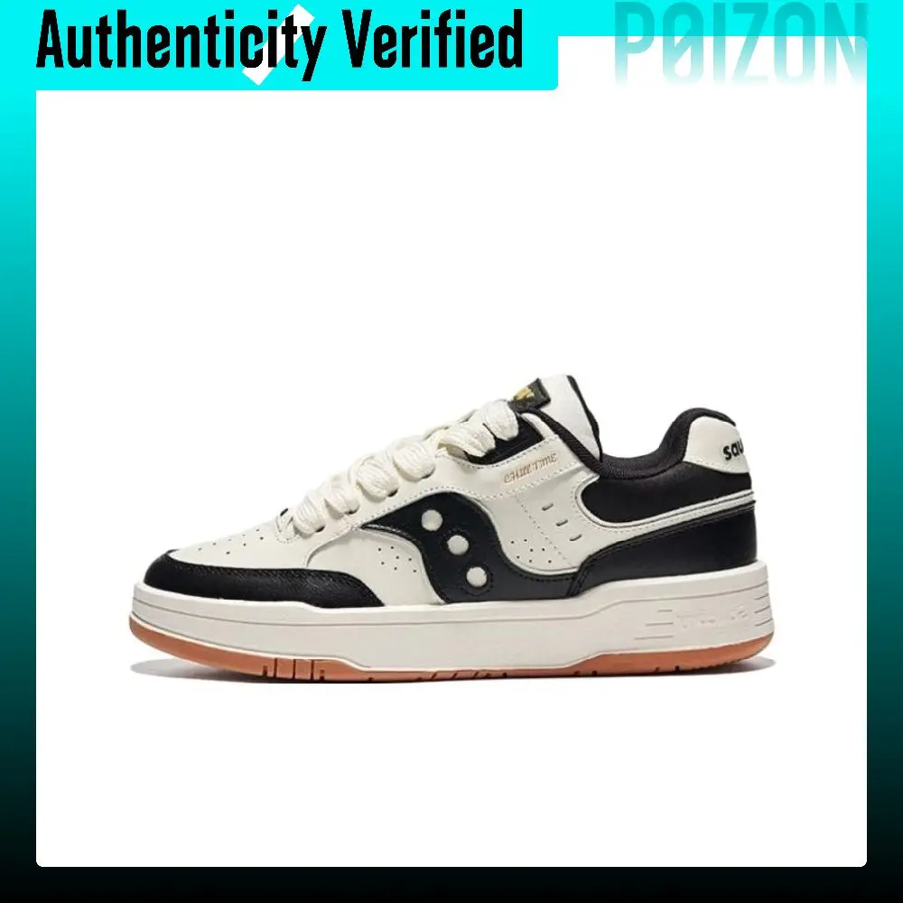 Saucony CHILLTIME Sports Slip Resistant Slip Resistant Low top Skateboard Shoes Unisex Beige Black Blue S79045-3