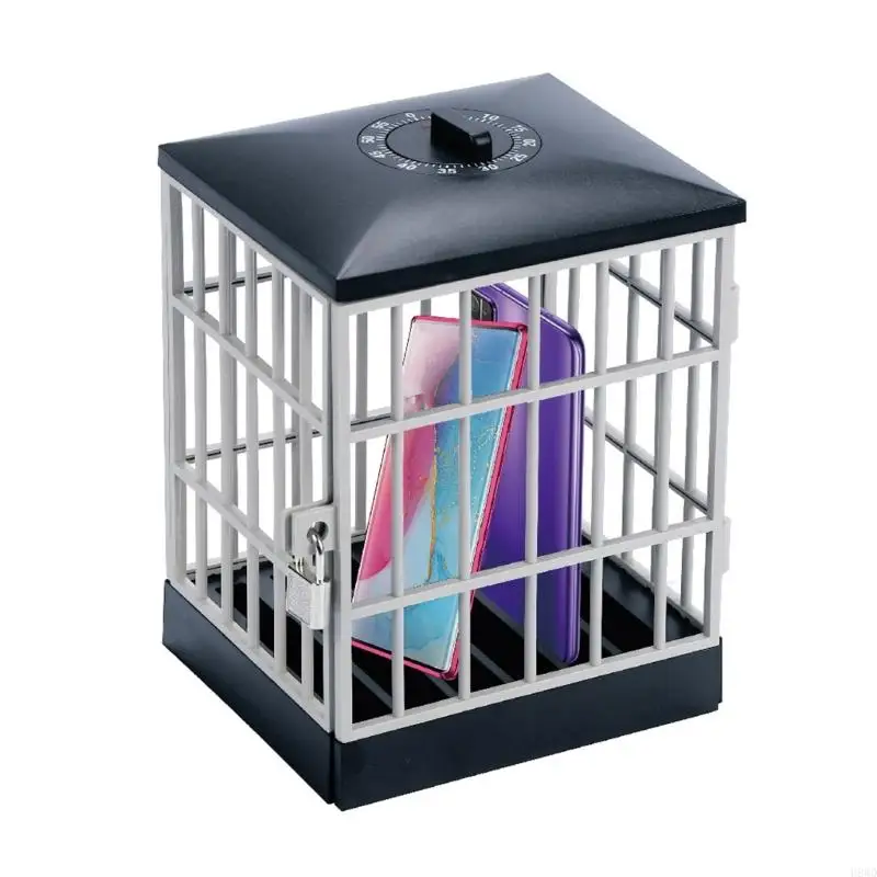 

Not Distractions Lockable Container Time Management Safe Smartphone Prison Box Easy to Carry for Desk Home Office Use H8WD