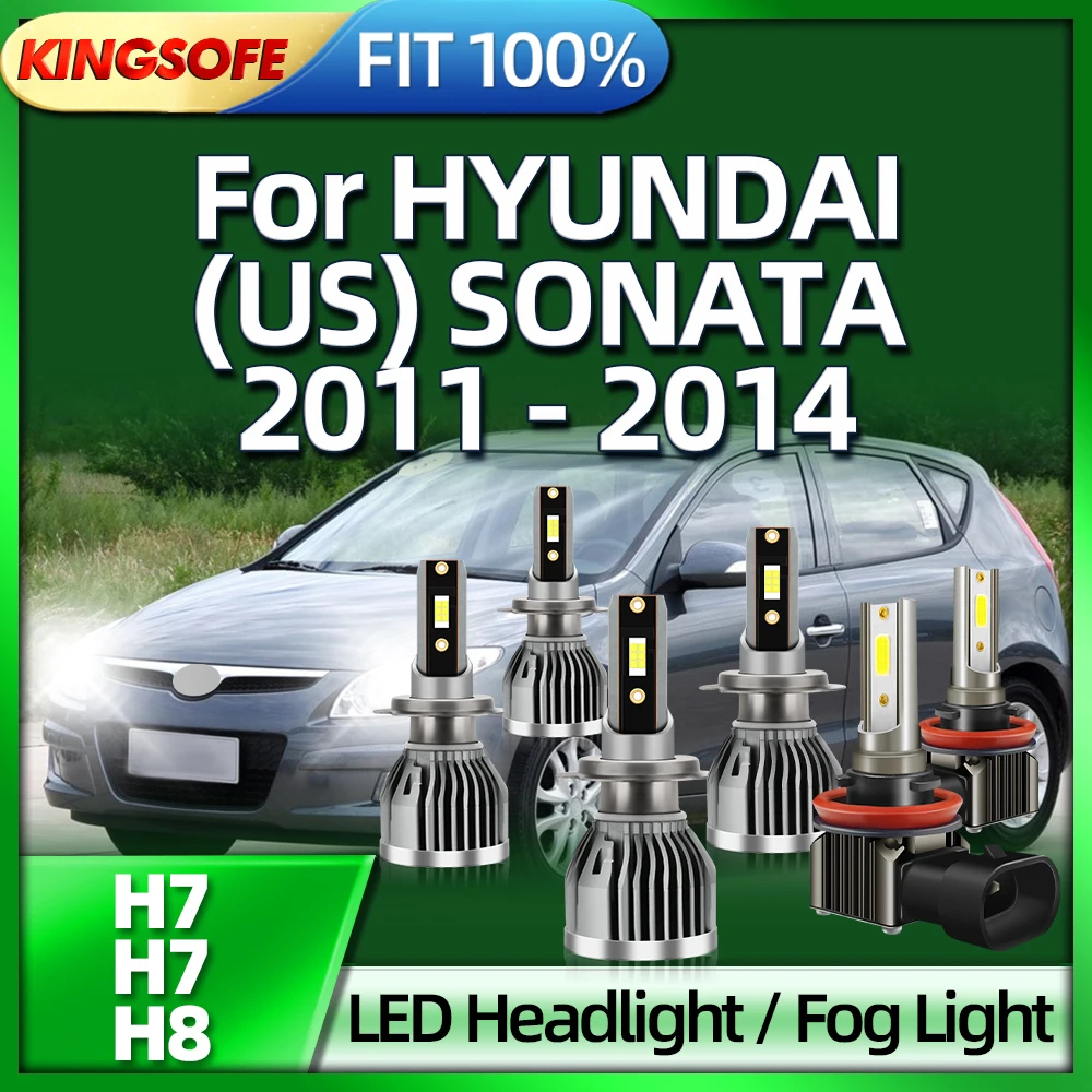 

Roadsun LED H7 Bulbs Car Lights 30000LM H8 Auto Headlight Lamp 6000K For HYUNDAI (US) SONATA 2011 2012 2013 2014