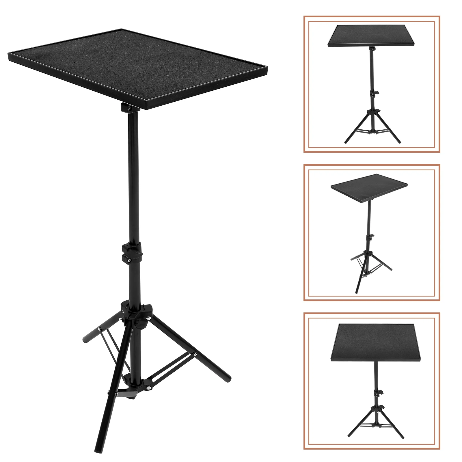 Projector Tripod Shelf Holder Laptop Stand Computer Table Mini Portable Bookshelf Utility