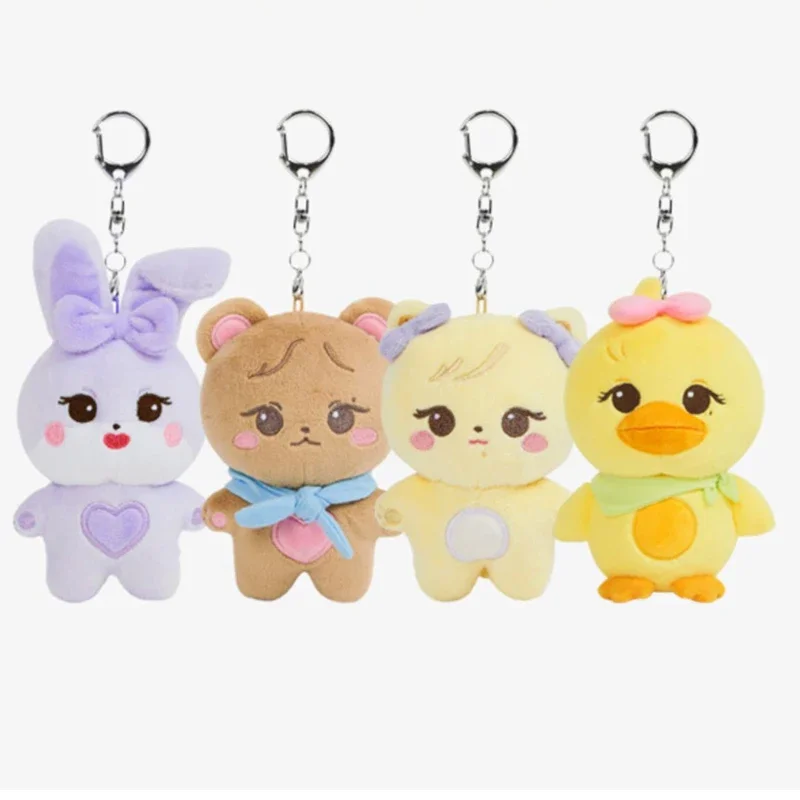 Kpop Born Pink Same Plush Keyrings World Tour Cartoon Key Chains Key Rings Bag Pendants Accessories Keychains for Women