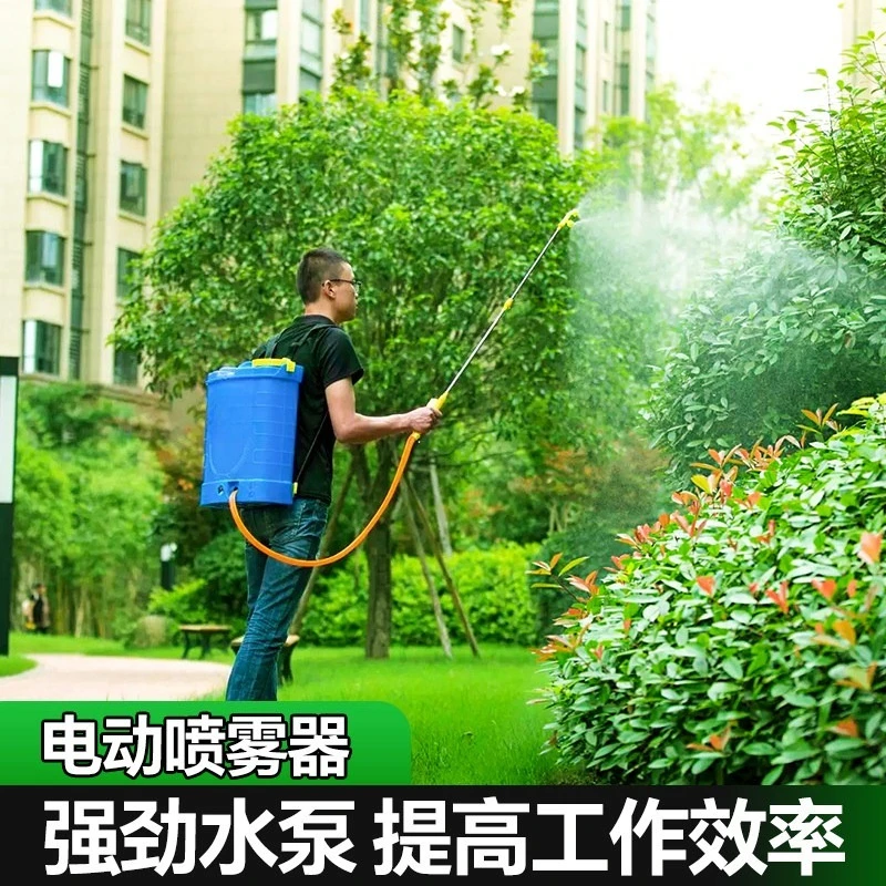 New Backpack Lithium Battery Sprayer High Pressure Rechargeable Electric Atomizer For Farm Pesticide Disinfectiona