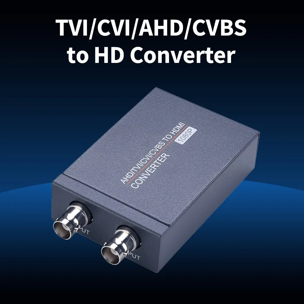 4 w 1 TVI/CVI/AHD/CVBS, aby konwerter HD obsługę wyjście HD 720P/1080P do monitorowanie bezpieczeństwa monitorowania ruchu w domu