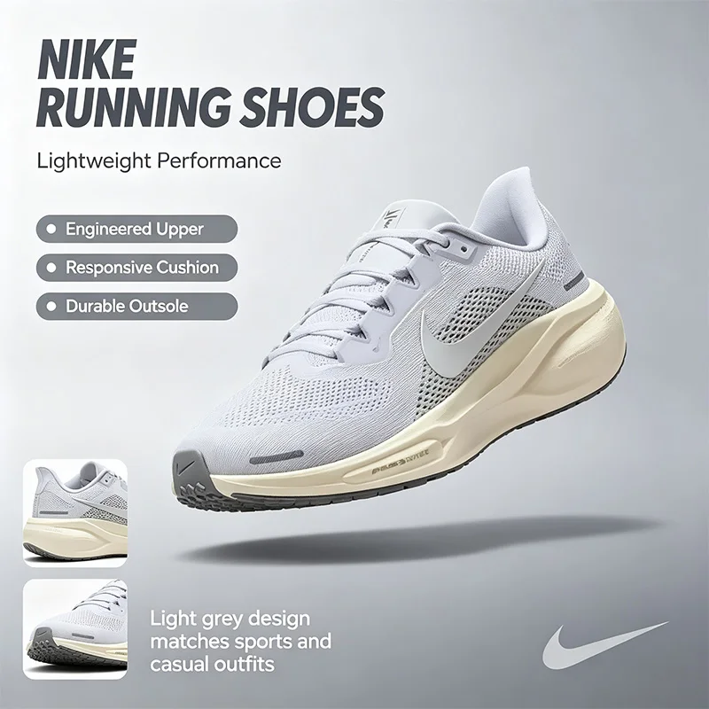 Nike Official Genuine  Women's Summer New Style AIR ZOOM PEGASUS 41 Running Shoes / Casual Sports Shoes IO9914-100