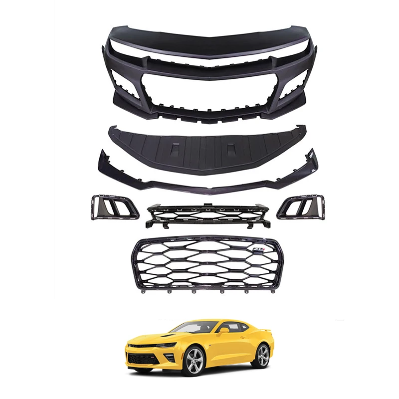 Zl1 estilo corpo kit amortecedor dianteiro lábio amortecedor do carro para chevrolet camaro 2010-2015 5th