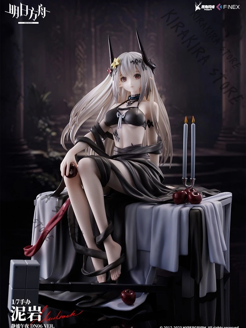 

Arknights Mudrock 1/7 Mascot Cosplay Collector's Edition Figurine Model Kit Anime Official Genuine Ornaments Playing Maumet