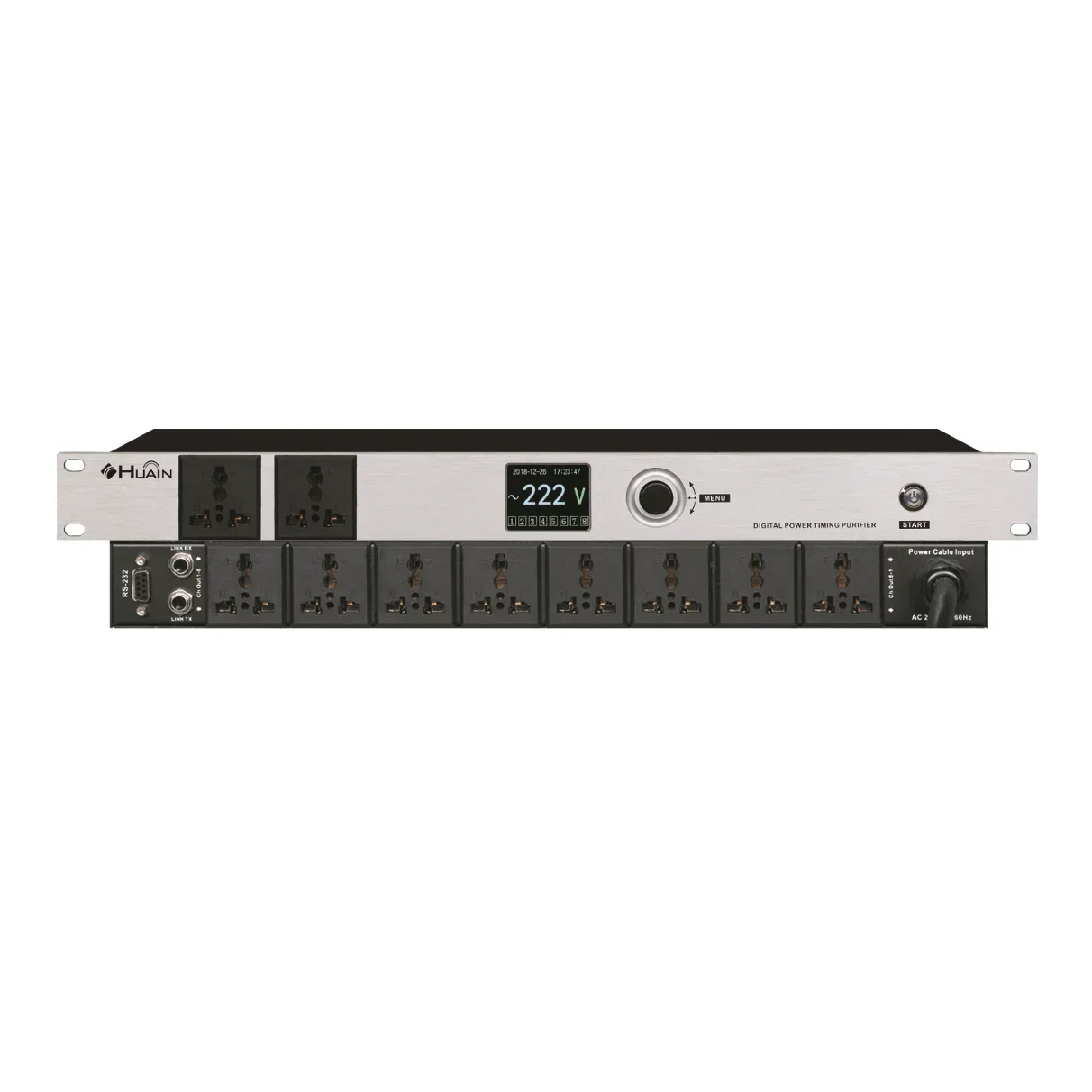 Outlet Power Sequencer Conditioner Rack Mount Pro Audio Digital Power Supply Controller Regulator