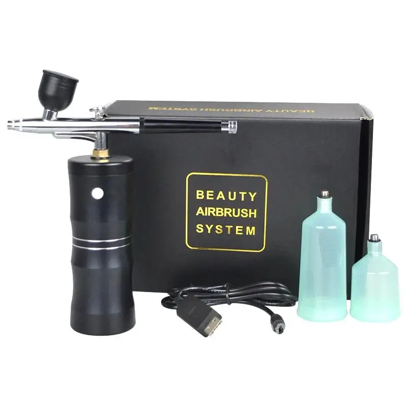 Nail Airbrush Air Compressor Cake Painting Craft Coloring Hair Dyeing Tattoo Makeup Spray Gun Water Skin Hydrating Nano Sprayer