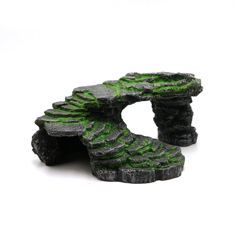 

Basking&Floating Platform Cave Hide Basking Platform Reptiles Decoration