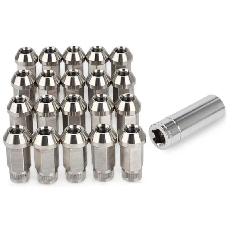 

Tire Nut 304 Stainless Steel 50mm Stainless Steel Nut Straight Thread (19 Pair Edges) M12 M14