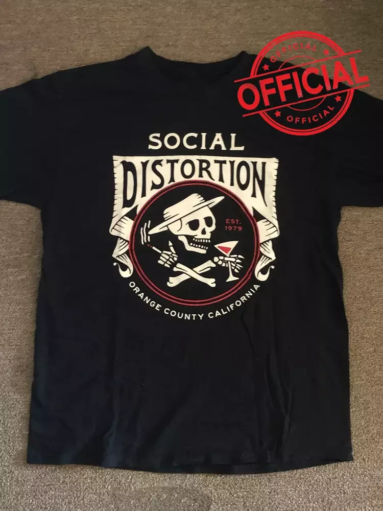 Social Distortion Summer Tour 2022 T-Shirt Short Sleeve Black S to 2345XL SS9364