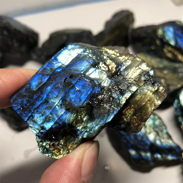20-200g Natural Stone Labradorite Mineral Reiki Healing Moon stone specimen collection fish tank landscape Crystal raw stone 2 20-200g Natural Stone Labradorite Mineral Reiki Healing Moon stone specimen collection fish tank landscape Crystal raw stone 2