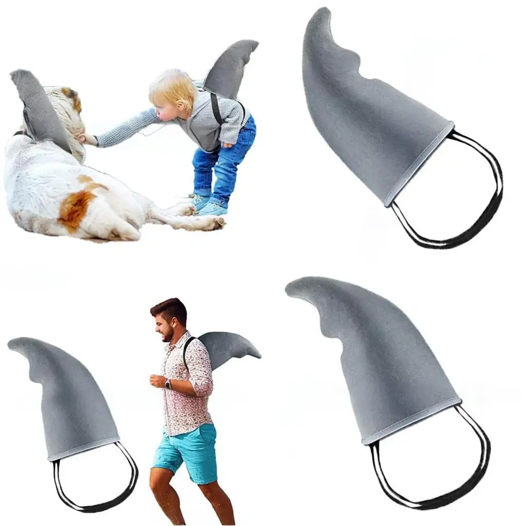 

R1WE Shark Fin Halloween Shark Costume Accessories Easy to Wear Shark Fin Costume
