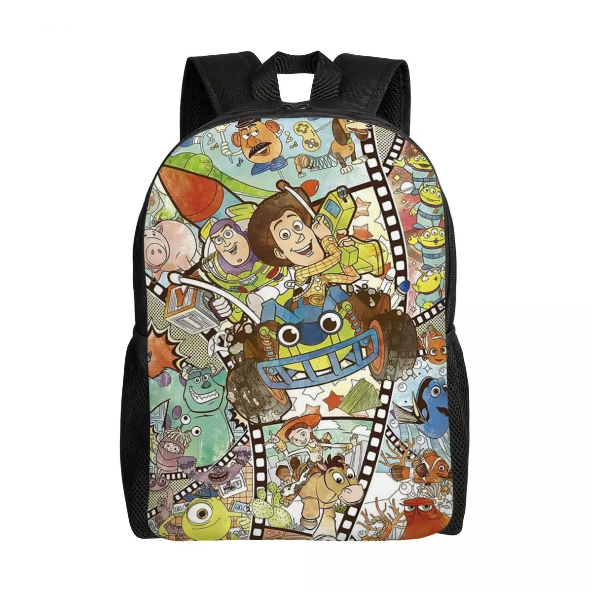 Custom Toy Story Woody Cartoons Backpacks Women Men Fashion Bookbag for School College Anime Bags