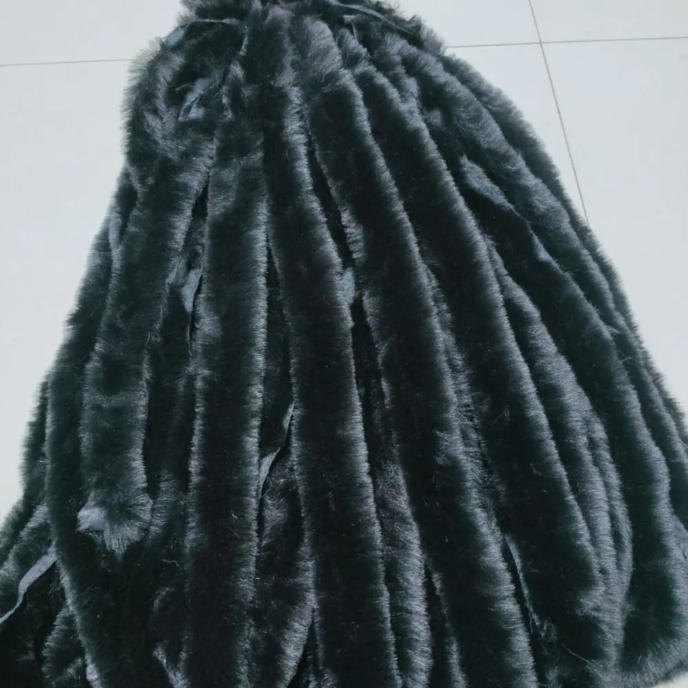 1 متر فو شريط من الفرو الشريط اليدوية الصوف القمم الكفة أفخم قطاع رقيق تقليم DIY بها بنفسك الملابس الخياطة المرحلة زي #3