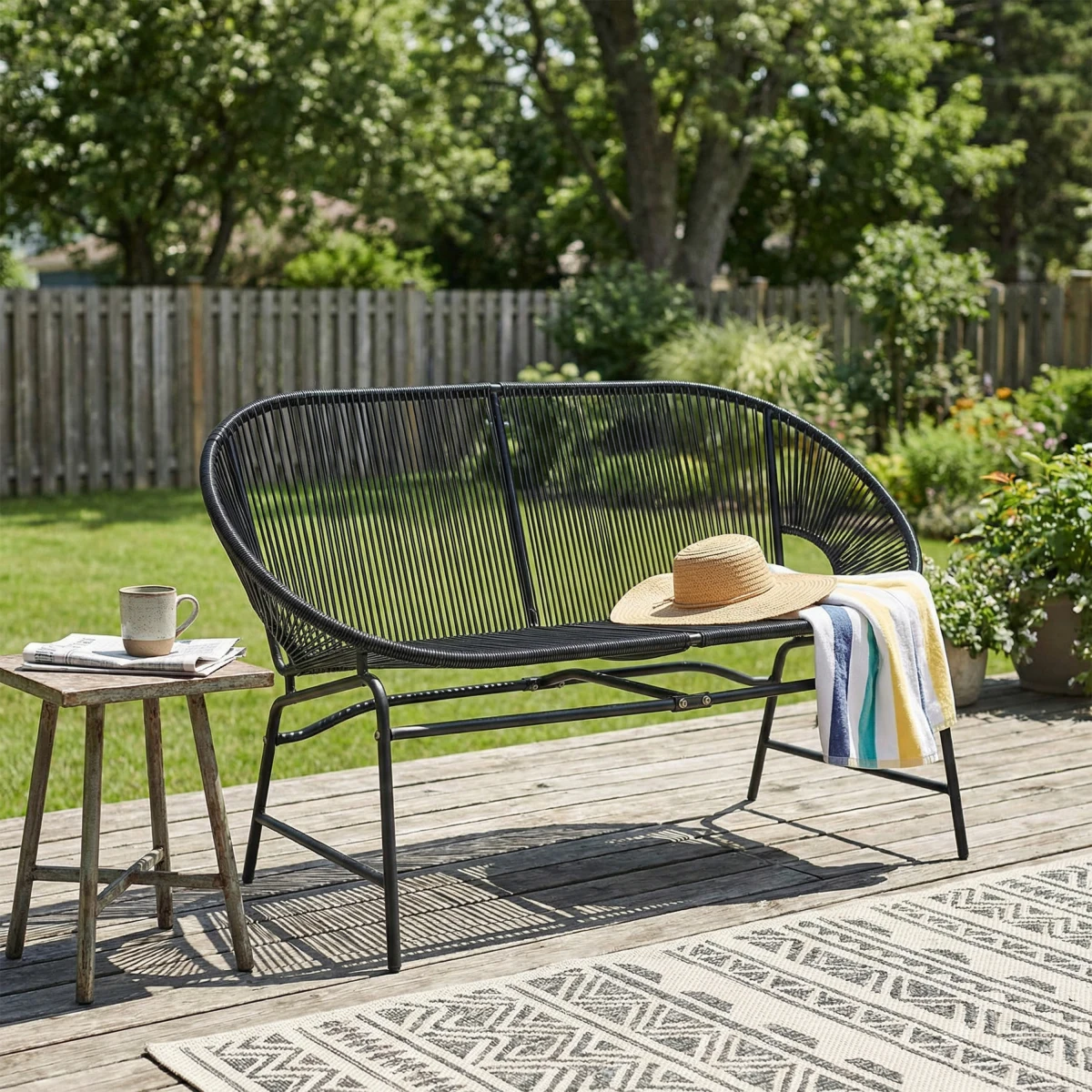 Outdoor Furniture Loveseat - Christopher Knight Home® CONDESSA OUTDOOR PATIO