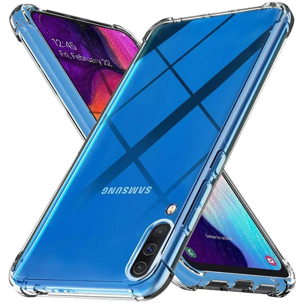 Clear Case for Samsung Galaxy A30S A50S A50 A20 A30 A70 A70S A54 A14 A52 A52S A51 A71 A72 A73 Tpu Shockproof Soft Silicone Cover