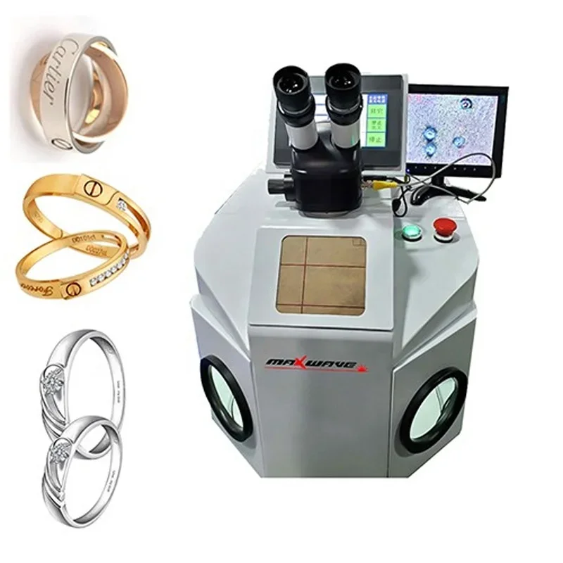 

Maxwave Good Price Portable 60W 100W 200W YAG Gold Silver Jewelry Laser Welding Machine