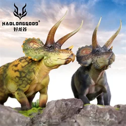 HAOLONGGOOD 1:35 Triceratops Model Ceratopsidae Dinosaur Animal Figure Collection Scene Decoration Birthday Gift