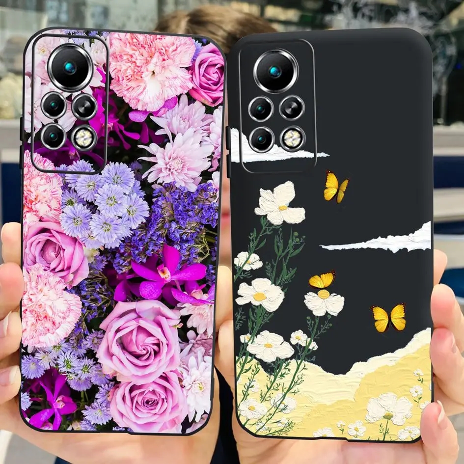 For Infinix Note 11 Pro Case Note 11s X698 X697 Silicone Back Cover Cartoon Soft Phone Case for Infinix Note11 Pro 2021 TPU Capa