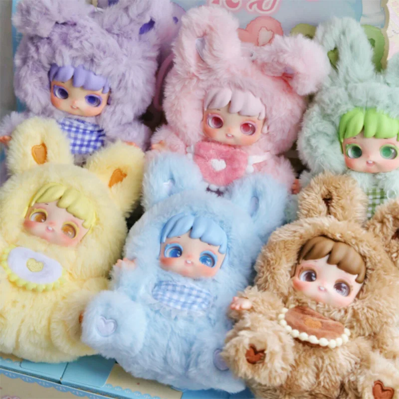 Miana Goodnight Rabbit Friends Series Blind Box Leuk speelgoed Action Figure Surprise Box Mystery Bag Hanger Trendy Fashion Decorati